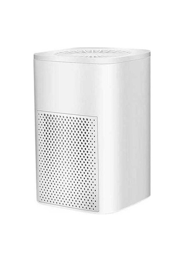 Pazly Taşınabilir Hepa Filtreli Mini Hava Temizleyici - Jhq05 Model, 11,3x11,2x17cm, Beyaz/yeşil, Negatif İyon, 99,99% Form Renkli