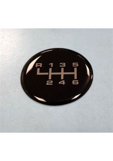 Araç Vites Kolu 3D Sticker 1 Adet