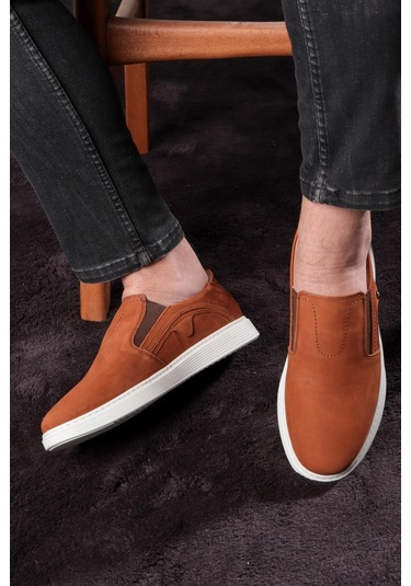 Ducavelli Flloyd Hakiki Deri Erkek Günlük Ayakkabı, Yazlık Ayakkabı, Hafif Ayakkabı, Loafer Ayakkabı Taba