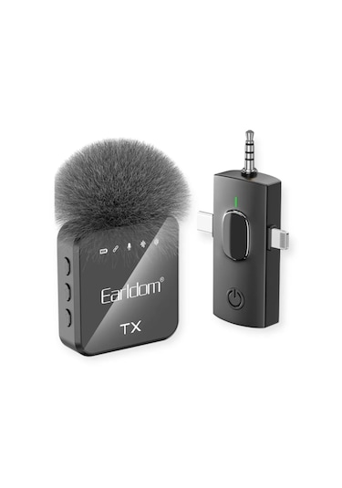 Kablosuz Yaka Mikrofonu İle Profesyonel Ses Kalitesi 3in1