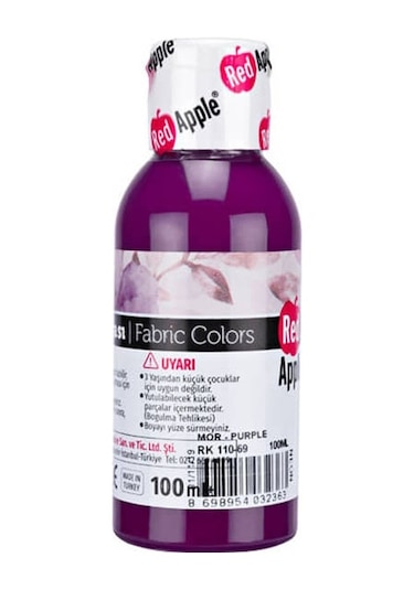 Red Apple Neon Kumaş Boyası 100 Ml Mor