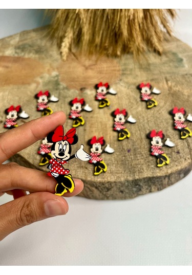 Mr. Home Miki Mause Ahşap Figür-uv Baskılı Figür