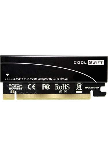 JEYI Coldswift M.2 NVMe to PCIe 3.0 X16 Soğutuculu Adaptör