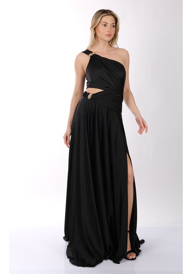 Abiye Elbise Dori 00kb7050 Siyah