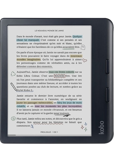 Kobo Libra Colour 32 GB 7" E Kitap Okuyucu Siyah