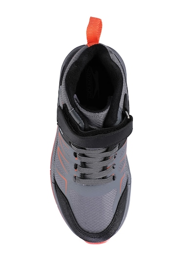Slazenger KENTON I Çocuk Cırt Cırtlı Koyu Gri Bot