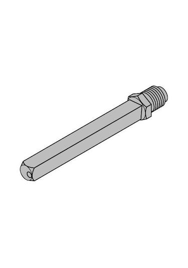 Hafele Çift Taraflı Mil, 8x125mm