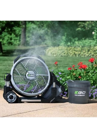 Ego Fn1800e Taşınabilir Akülü Fan Serinletici Vantilatör 5.0ah