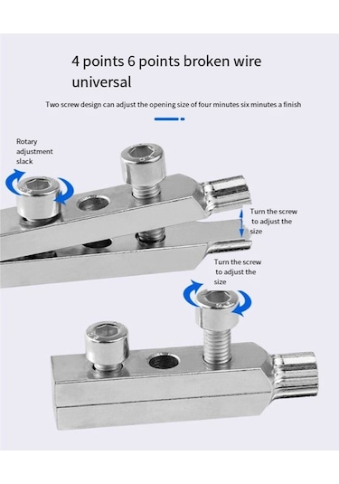 Musluk Açı Vanası Kırık Tel Çıkarıcı Vida Çıkarma Aracı GÜMÜŞ