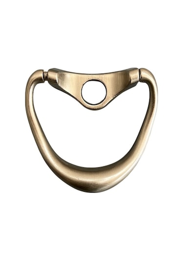 Homdep Dürbünlü Çelik Kapı Damla Model Taktak Tokmağı Delik Çapı 2,5cm Renk: Gümüş Gri