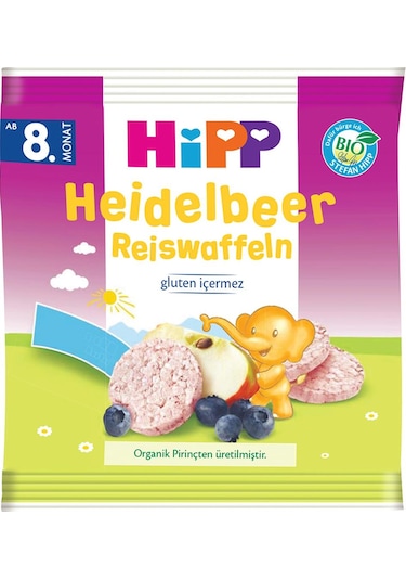 HiPP Organik Yabanmersinli Pirinçli Bbk Goft.30 G