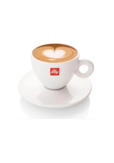 İlly Cappuccino Fincanı Ve Tabak 170 Ml Beyaz