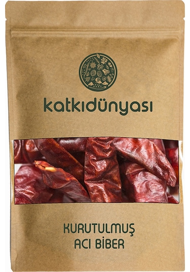 Katkı Dünyası Kurutulmuş Acı Biber Sapsız 250 G