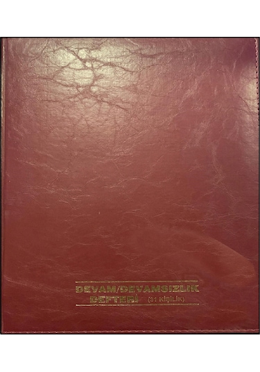 Devam / Devamsızlık Defteri 31 Kişilik