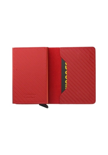 Wrapsol Mekanizmalı Cüzdan Akıllı Kartlık Book Karbon Gri 0 / Kırmızı Karbon Kırmızı Karbon Kırmızı
