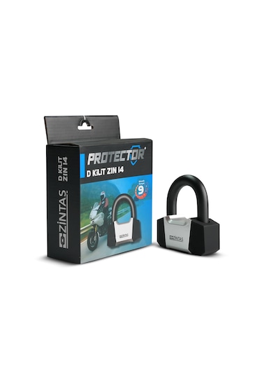 Protector Zın14 Motosiklet Kesilmez Kilidi 14mm
