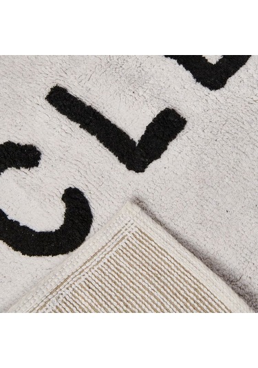 Evidea Soft Clean Tufting Banyo Paspası - Beyaz - 60x90 Cm Beyaz