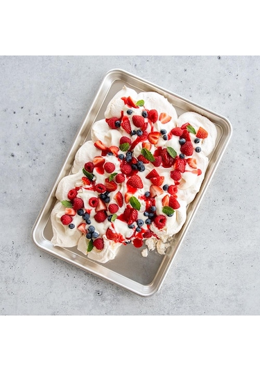 Nordicware Küçük Fırın Tepsisi 40 X 29 Cm - Paslanmaz Çelik