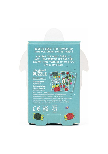 Professor Puzzle - Eşleştirme Kart Oyunu - Snapping Turtles