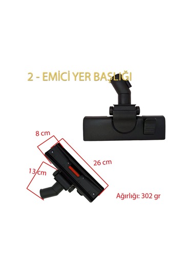 Bluehouse Bh018W Mojado Süpürge Emici Yer Başlığı