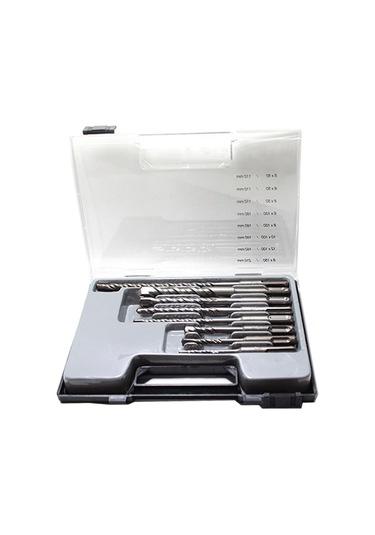 Duvarcılık İçin 8 Parça Matkap Ucu Seti, İki Delikli Ve İki