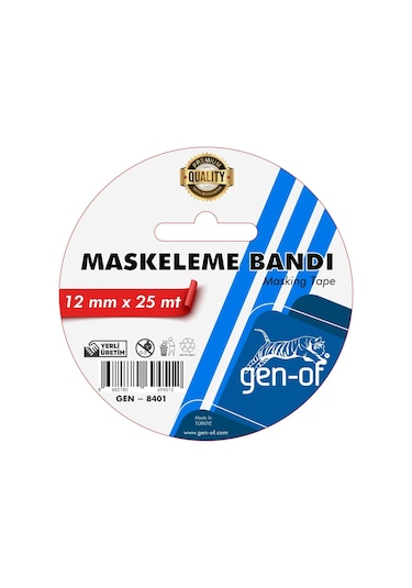Gen-of Maskeleme Bandı 12x25 M Gen-8401