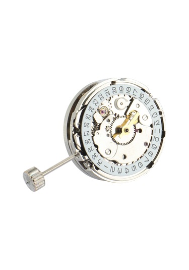 Xurunkeji Mekanik Saat Hareketi Saat Aksesuarları 19,4 Mm St6 Kadın Üç İğneli Tek Takvimli Otomatik Hareket Gümüş
