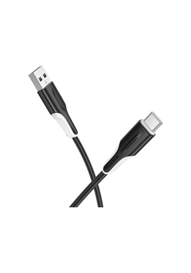 Borofone Bx119 Yeni Usb Usb-c / Tip-c Şarj Veri Kablosu, Uzunluk: 1m Siyah