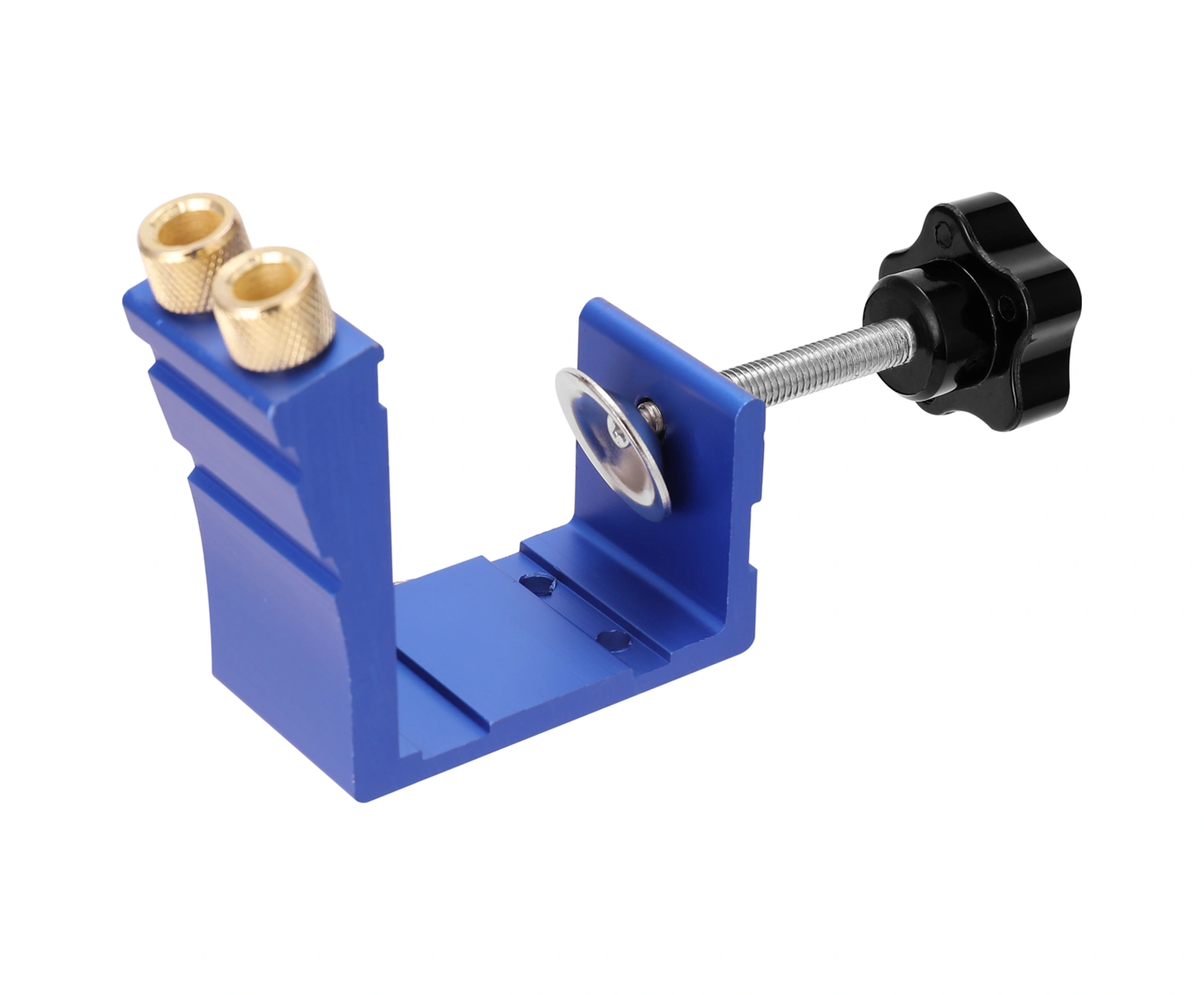 Folinda Ahşap İşçiliği İçin 15 Eğik Delik Konumlandırıcı - Ahşap Ürünlerde Sabit Konumlandırma Ve Delme Aracı Mavi