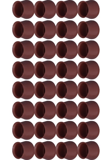 32 Adet Sandalye Bacak Koruyucuları Kaymaz Çizilmeye Dayanıklı Yuvarlak Silikon Mobilya Bacak Koruyucuları Aksesuarları Diğer