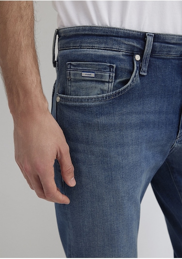 Mavi - Marcus Premium Blue Vintage Koyu Mavi Jean Pantolon 00351a1727 Mavi