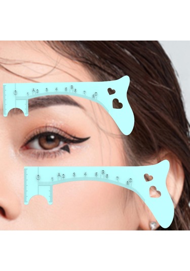 Dolıty Tanımlanmış Kaş Için Eyeliner Şablonu Kadınlar Mavi Mavi