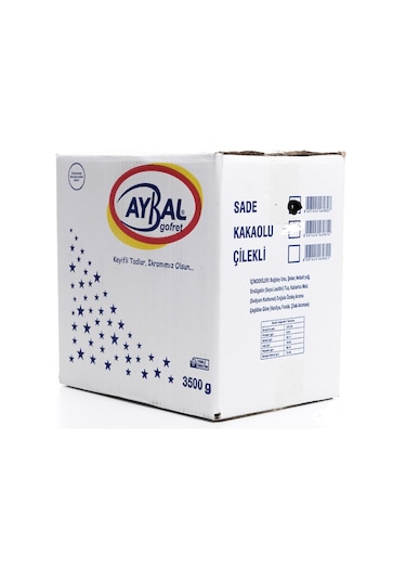 Aybal Taze Çıtır Gofret Sade Vanilyalı 3500 G