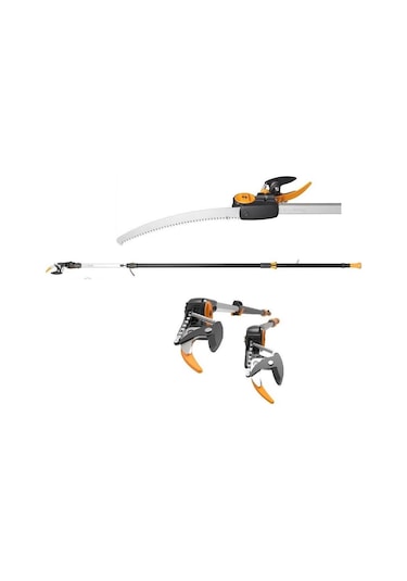 Fiskars 115017 Upx86 Powergear Teleskopik Dal Kesme + Testere