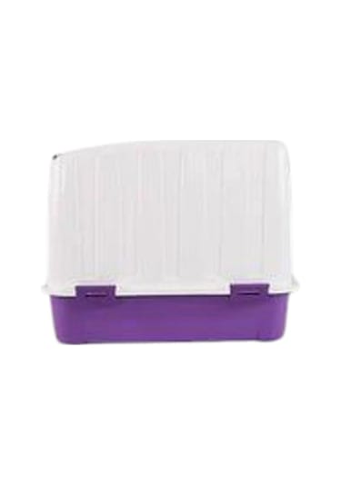 Pribor Hz-335 Kedi Köpek Evcil Hayvan Tuvaleti Büyük Boy Beyaz Eflatun