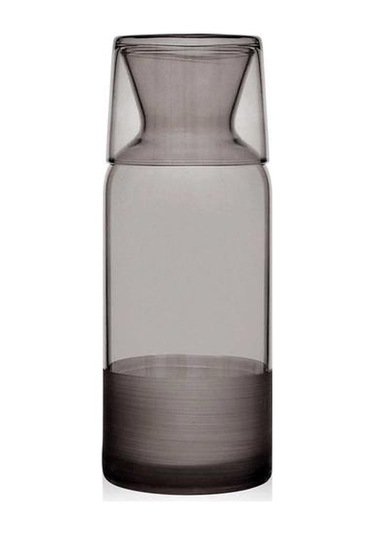 Rakle Matte Bardaklı Sürahi - Siyah - 700 Ml