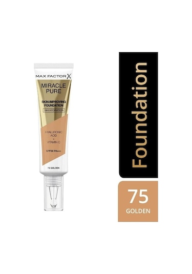 Max Factor Miracle Pure Foundation 75 Golden