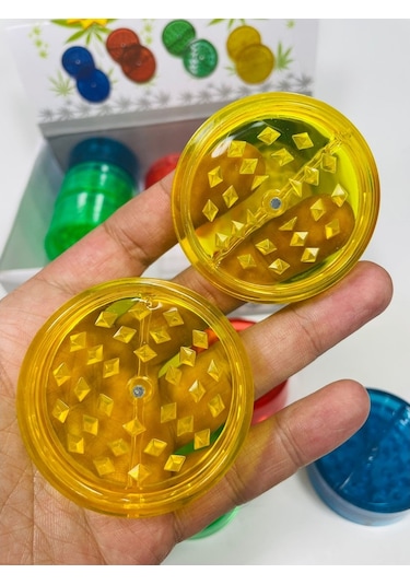 Plastik Tutunöğütücü Grinder /2Parça-55Mm
