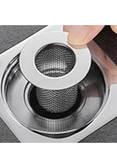 Suntek Yer Sifonu Filtresi Paslanmaz Çelik 34mm-53mm-sığdır Gümüş Diğer