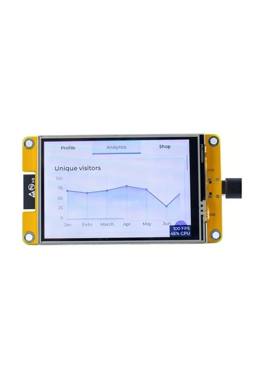 8.89cm Esp32 Geliştirme Tahtası, 2.8/3.2/3.5/4 İnç Lcd Lvgl Akıllı Ekran Tft Modülü İle Dokunmatik Wroom