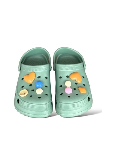 Kız Çocuk Yüksek Taban Taşlı Sandalet Su Yeşili-su Yeşili Su Yeşili