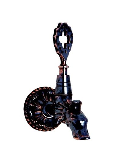 Balık Osmanlı Musluğu Eskitme 1/2 (lüx . %100 Pirinç) Bakır Eskitme