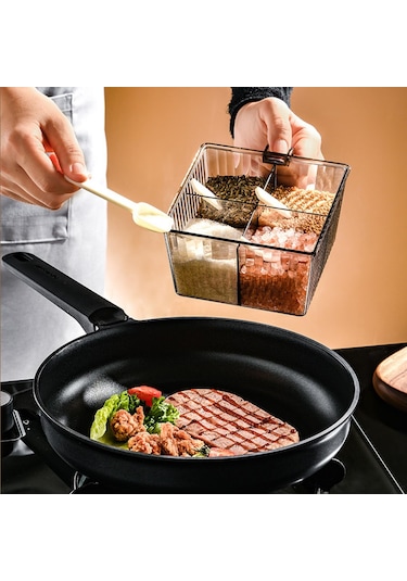 Suntek Restoran Mutfak Grisi Için Kapaklı Ve Kaşıklı Çeşni