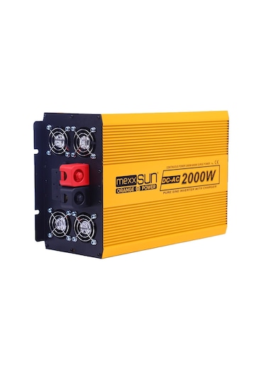 Mexxsun 12V Volt  2000W Watt Tam Sinüs Şarjlı Ekranlı Inverter