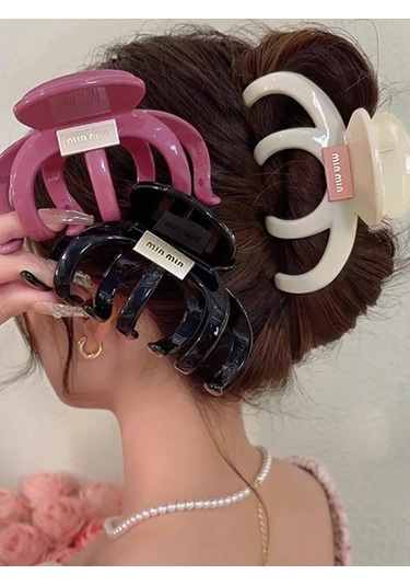 Symbol Saç Tokası Büyük Krab Büyük Saç Tokası Krab 248809570 Beyaz