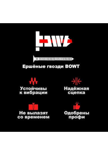 Bowt Çinko Kaplı Trapanlı Çiviler 3,4 X 90 200 Adet 171913114 90 MM