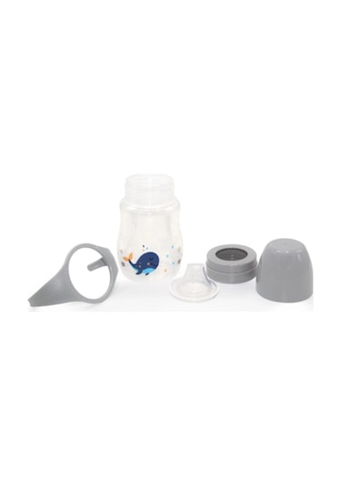 Babyjem Damlatmayan Suluk Alıştırma Bardağı 250 ml Gri
