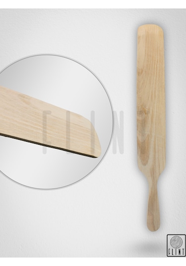 Gürgen Ağacı El Yapımı Tahta Ahşap Servis Spatula Çevirgeç 45 Cm
