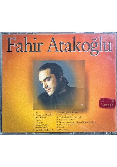 Müzik Cd'sidir Plak Değildir Cd Fahir Atakoğlu Fahir Atakoğlu C