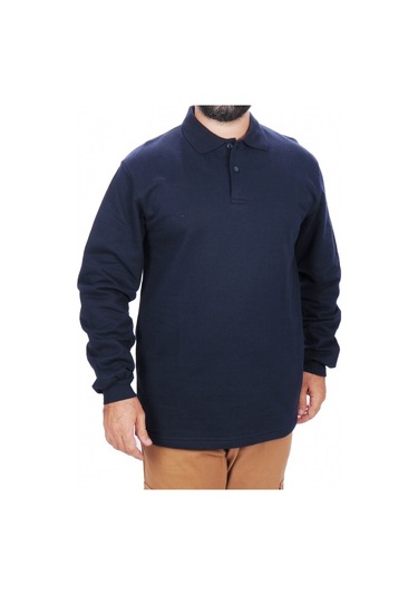 3 İplik Sweetshirt Polo Yaka